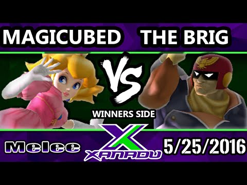 S@X 151 - Magicubed (Peach) Vs. The Brig (Captain Falcon) SSBM Tournament - Smash Melee