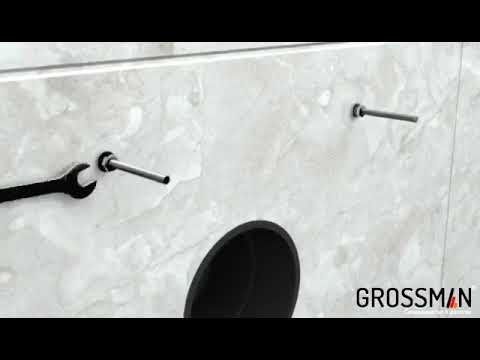 Чаша подвесного унитаза Grossman (GR-5502), тонкое сиденье с микролифтом 5