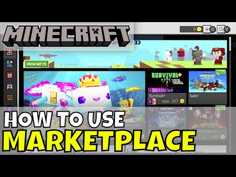 Minecraft How to Use Marketplace