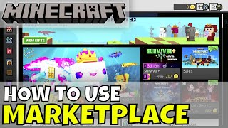 Minecraft How to Use Marketplace
