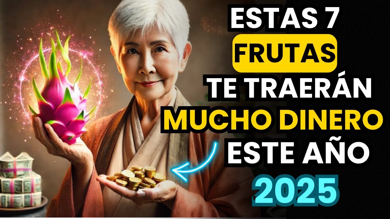 Descubre las 7 FRUTAS de la SUERTE para Atraer DINERO en 2025 | Ritual de Abundancia