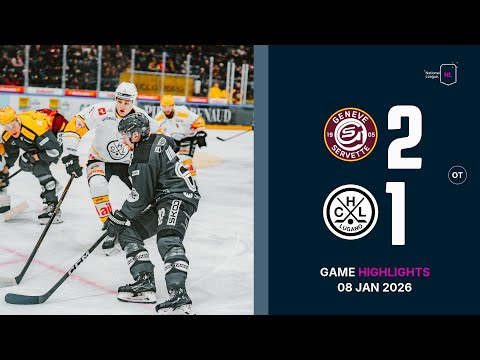 Genève-Servette HC vs. HC Lugano - Game Highlights