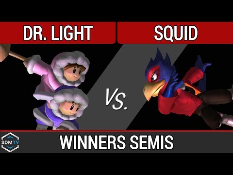 SDSU Biweekly 53 - Dr. Light (ICs) vs. Squid (Falco) - SSBM Winners Semis - Smash Melee