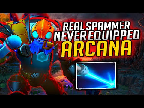 RULE NO.1 IF YOU ARE A REAL SPAMMER NEVER FLEX YOUR ARCANA | DOTA 2 7.32D | TINKER.