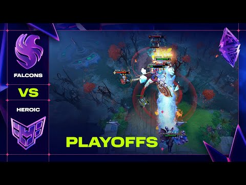 SEMIFINALS! FALCONS vs HEROIC - Official Highlights - BLAST Slam IV Dota 2