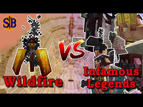 Wildfire vs Infamous Legends | Minecraft Mob Battle