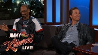 Matthew McConaughey &amp; Snoop Dogg on Getting High and Working Together