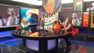 Pandora canta No Te Vayas A Capella en Matutino Express