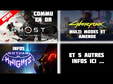 Actu en 8 min Multi #Cyberpunk Amende CD Projekt #GothamKnights #Hitman3 Killzone