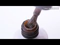 Гель-лак Atica TW05 ROCK-CRYSTAL (приглушено-рожевий з сріблястими блискітками), 7.5 мл