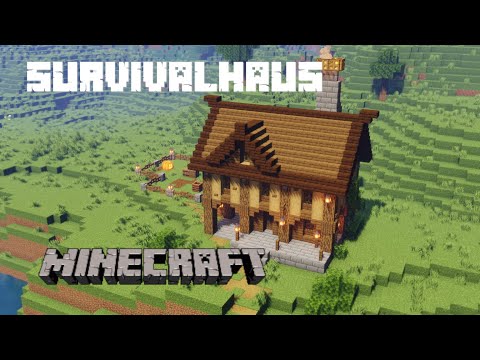 Survivalhaus in Minecraft bauen | Minecraft 1.18 | Haus bauen