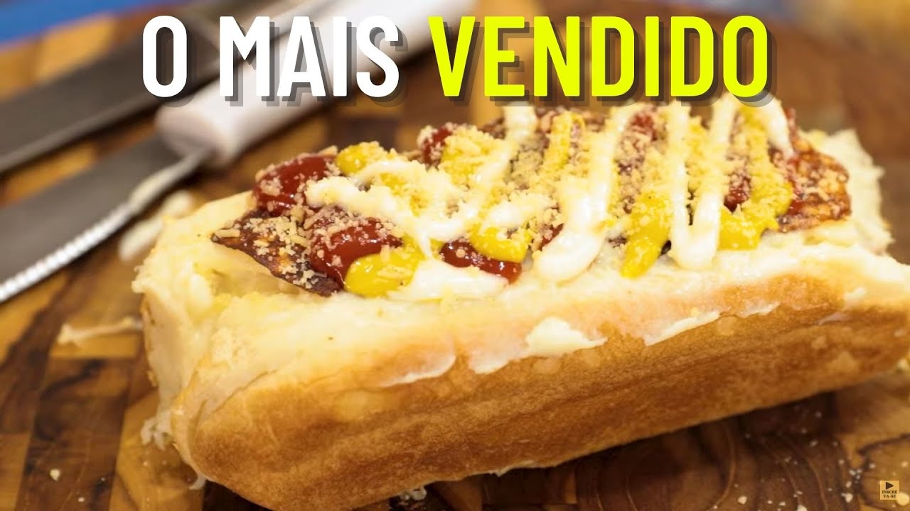 Hot Dog Estilo Paulista para Vender - Cachorro Quente com Purê