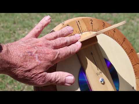 A simple Heliochronometer Sun dial