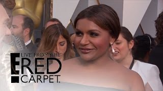 Mindy Kaling Reveals Her Special Pillow at 2016 Oscars | Live from the Red Carpet | E! News