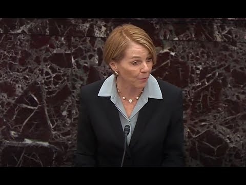 Trump's lawyer Jane Raskin refuted the House’s case in Senate impeachment trial (Jan 27, 2020)