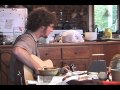 Pete Seeger listens to fluoride protest songs