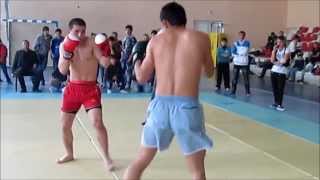 preview picture of video 'Khridoli fighter Zurab Jojua vs Davit Gogatishvili Georgian Kung-fu federation.Sanda fight.'