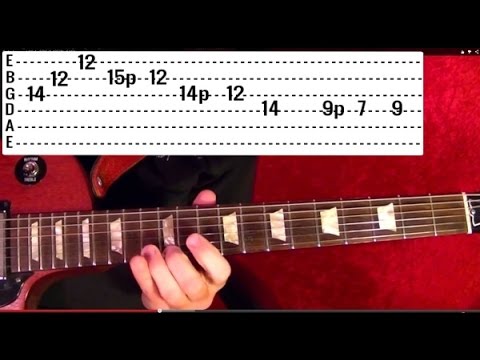 25 Popular Rock Riffs ( 1 of 2  )- Guitar Lesson Video