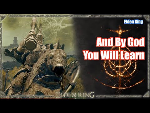 Tree Sentinel is an Educator | Elden Ring