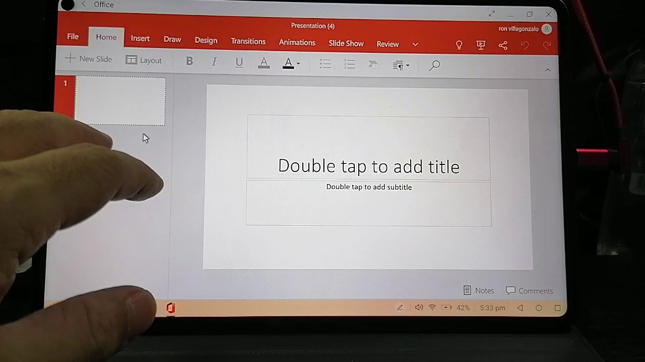 Using Office 365 with Huawei MatePad Pro. Powerpoint, Word and Excel