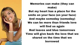 Britney Spears - Autumn goodbye (lyrics)