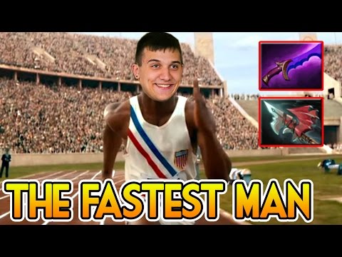 Arteezy Dota2 [Bloodseeker] The Fastest Man with Hurricane Pike