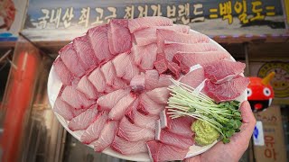 웨이팅 4시간이요?? 역대급 가성비의 대방어횟집에 다녀왔습니다!