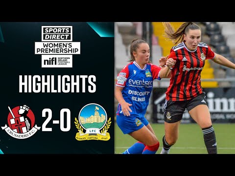 Crues too strong for Blues | Crusaders Strikers 2-0 Linfield Women | Women's Prem Highlights