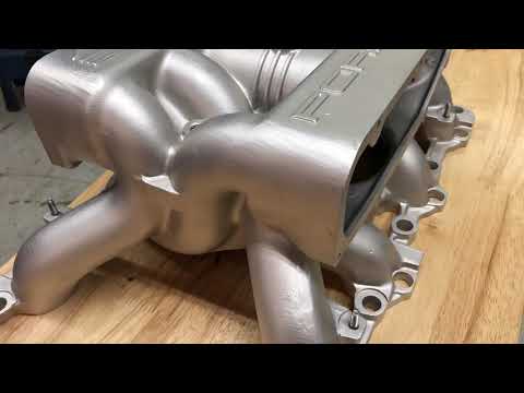 Vapor Honing A Porsche Intake Manifold- Vapor Honing Technologies