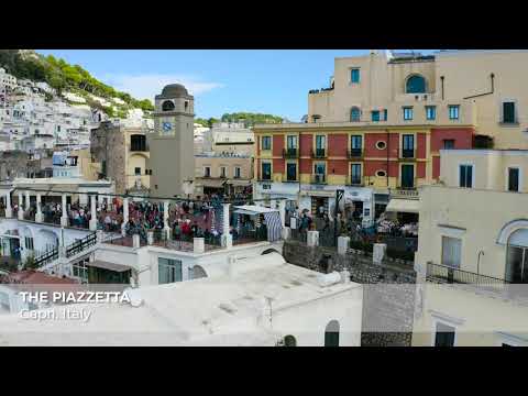 Flying Over Capri, Italy - 4K
