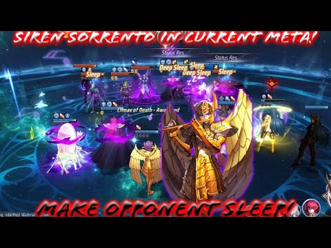 Saint Seiya: Awakening (KOTZ) - Siren Sorrento in Current PvP Meta! Opponent Sleep! (with Musician?)