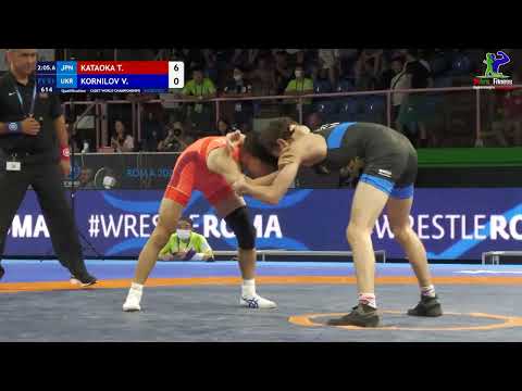FS 51KG | KATAOKA T. (JPN) VS KORNILOV V. (UKR) | CADET WORLD WRESTLING CHAMPIONSHIP ROMA 2022|