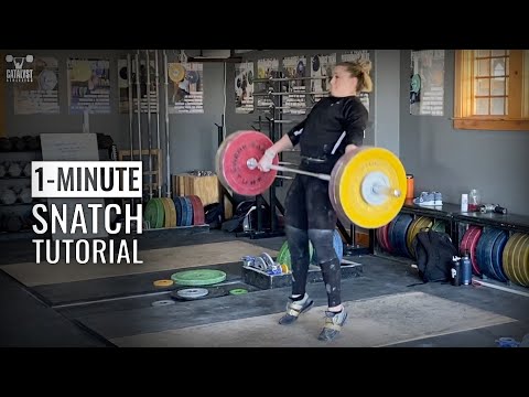 1-Minute Snatch Tutorial | Olympic Weightlifting Technique