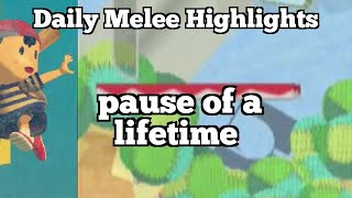 Daily Melee Highlights: pause of a lifetime