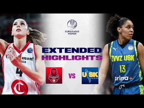 SF Play-Ins: Casademont Zaragoza v ZVVZ USK Praha | Full Game Highlights | EuroLeague Women 2025-26