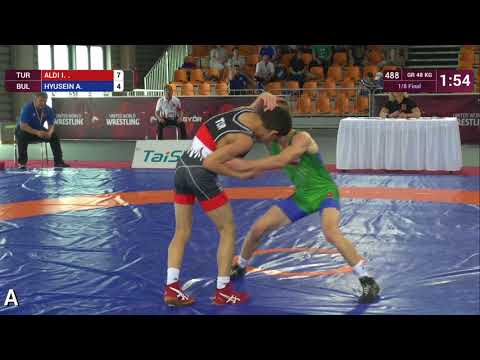 1/8 GR - 48 kg: I. ALDI (TUR) v. A. HYUSEIN (BUL)