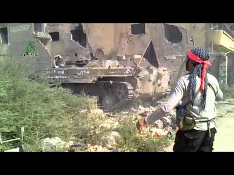 بداية اقتحام حي الحويقة بالسلاح الثقيل من قبل جيش القادسية الإسلامي في دير الزور