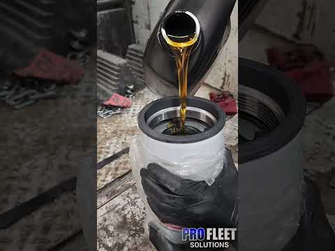 QUICK OIL FILTER CHANGE ISX15 #cummins