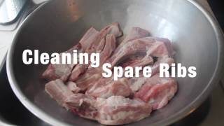 Cleaning Spare Ribs