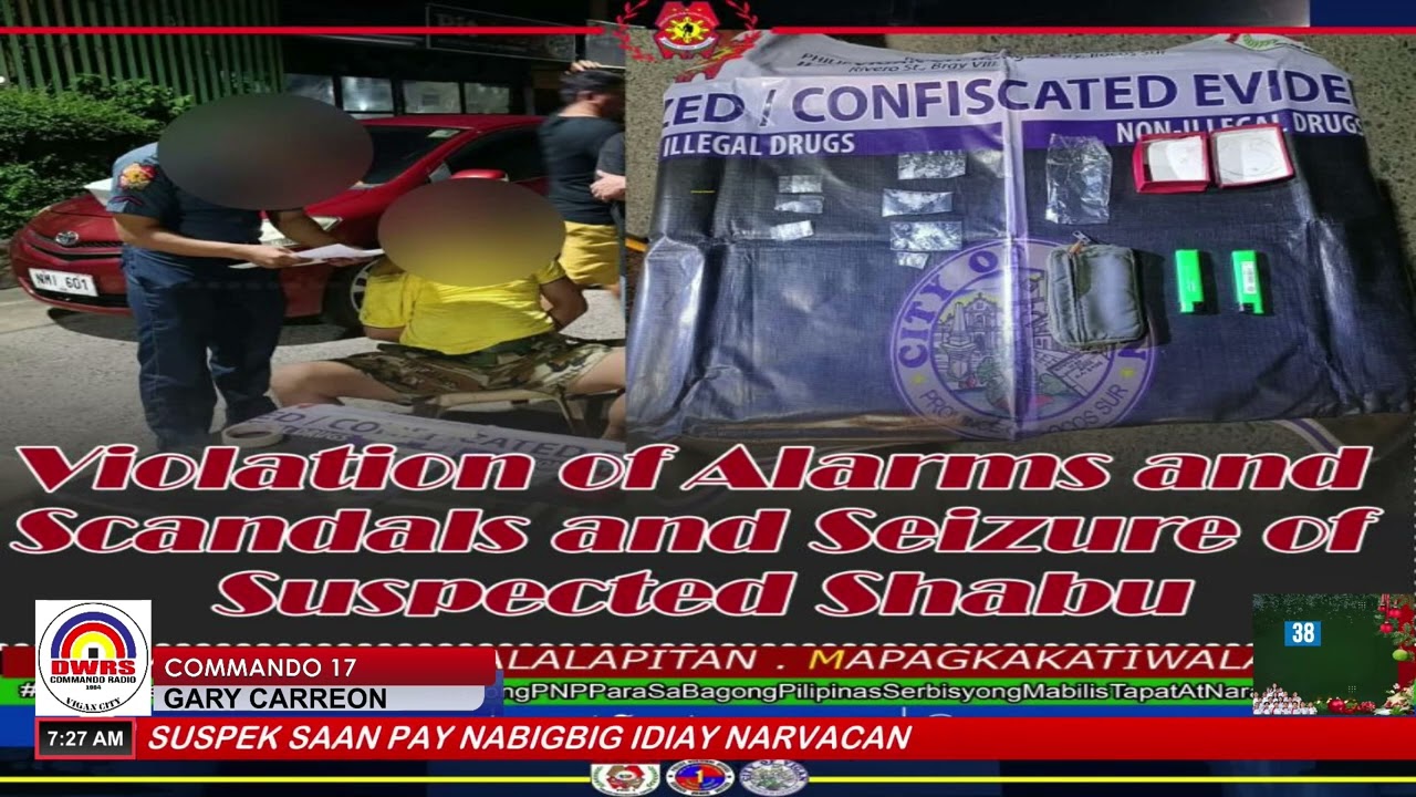 NAGPROBOKAR A RETIRADO A PULIS NATILIWAN TI MAPAPATI A SHABU ITI VIGAN CITY