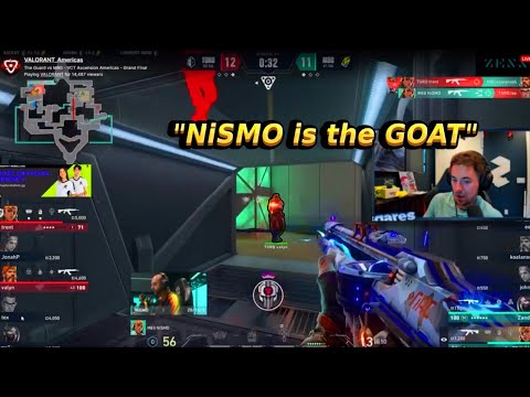 M80 NiSMO 1v3 CLUTCH For OVERTIME against TheGuard Sgares Reacts VCT Americas Ascension Grand Final