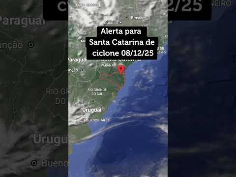 santacatarina #ciclone #chuvas #tempestade #temporal #tempo #alerta #news