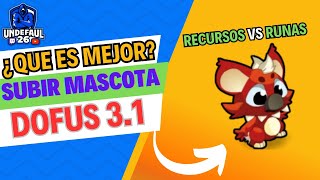 RUNAS 🔮 vs RECURSOS 200 📦 ¿Qué da MÁS EXP a tu 🐾 mascota en DOFUS 3? ⚠️