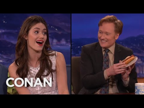 Emmy Rossum Sings Opera In Exchange For A Hot Dog | CONAN on TBS
