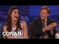 Emmy Rossum Sings Opera For A Hot Dog - CONAN on TBS