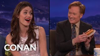 Emmy Rossum Sings Opera For A Hot Dog - CONAN on TBS
