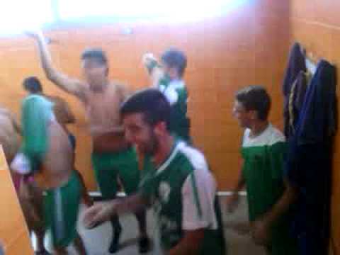 Celebracion tras ganar un derbi