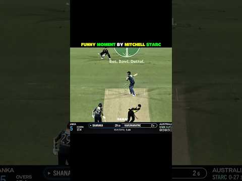 Starc bowl to 3rd slip! 😂