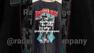Rare 1980s The Kinks TShirt only @radvintagecompany