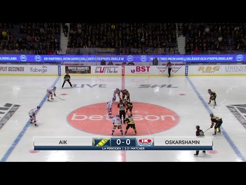 Highlights HockeyAllsvenska finalen 5: AIK - Oskarshamn | Hovet